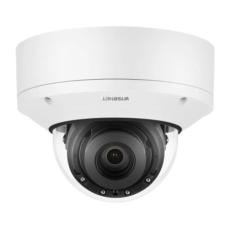 Samsung Hanwha XND-9083RV 8MP 4K Night Vision Indoor Vandal Proof IP Security Camera, 4.4~9.3mm Motorized Lens