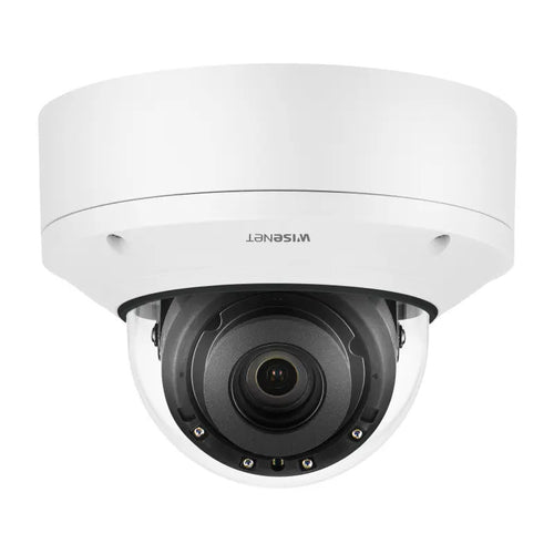 Samsung Hanwha XND-9083RV 8MP 4K Night Vision Indoor Vandal Proof IP Security Camera, 4.4~9.3mm Motorized Lens